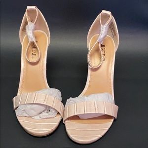 Blush dress sandals